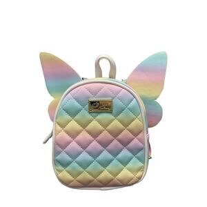 Luv Betsey Johnson Quilted Mini Backpack Bag 8"